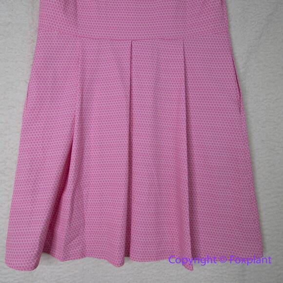 New! Vineyard Vines Sleeveless Golf Dress Pink Cloud forest Geo, size XS - Picture 9 of 16